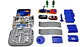 Mini Maleta Pista De Carros Juguete Accesorios Niños Patrulla Azul - Miniatura 2