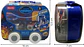 Mini Maleta Pista De Carros Juguete Accesorios Niños Patrulla Azul - Miniatura 5