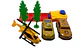 Mini Maleta Construcción Amarillo Pista Carros Juguete Niños - Miniatura 5
