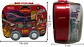 Mini Maleta Bombero Rojo Pista Carros Juguete Niños Portátil - Miniatura 1