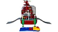 Mini Maleta Bombero Rojo Pista Carros Juguete Niños Portátil - Miniatura 4