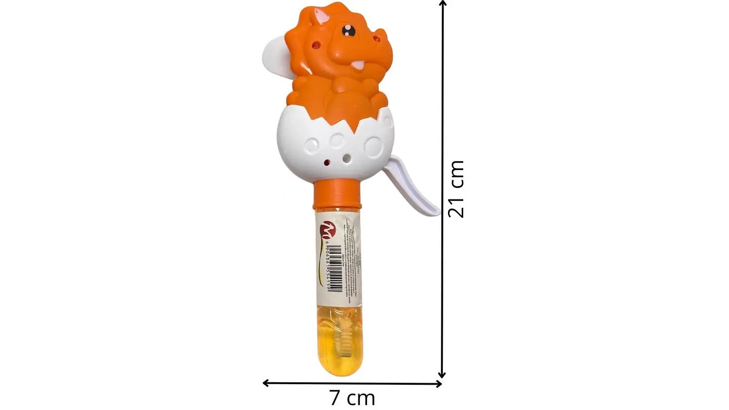 Burbujero Dinosaurio + Ventilador juguete Para niños portátil 1