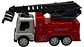 Juguete Set de Carros Manuales Rojo de Bomberos X3und Niños - Miniatura 5