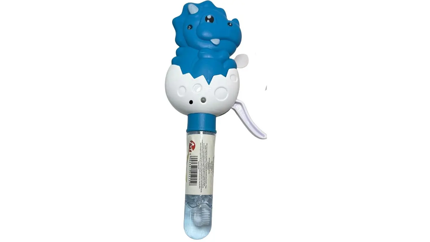 Burbujero Dinosaurio + Ventilador juguete Para niños portátil 3