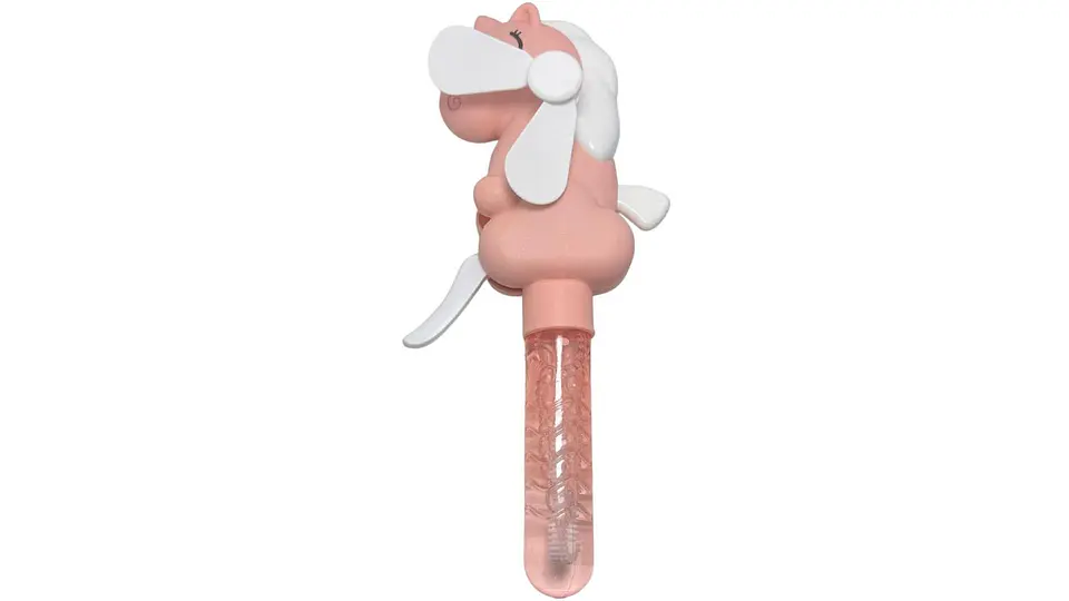 Burbujero Unicornio + ventilador Juguete Para Niños Portátil 3