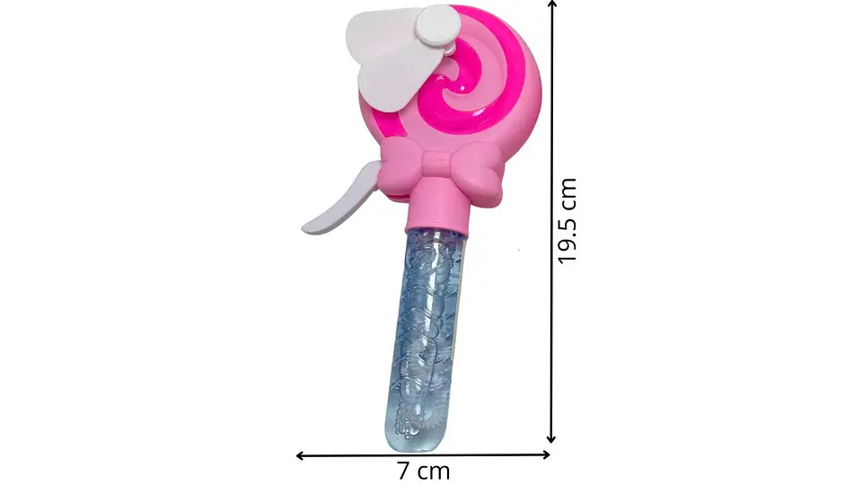Burbujero Paleta De Dulce +ventilador Juguete Niños Portátil Pasteles 6
