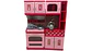 Mini Cocina De Juguete Accesorios Rosado Para Niñas 2 partes - Miniatura 1