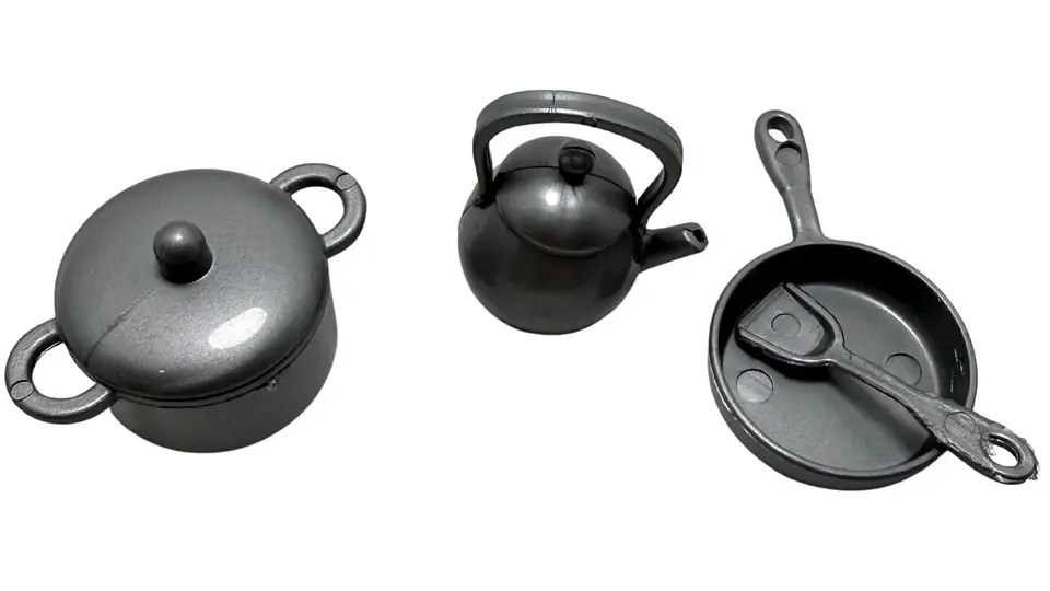 Mini Cocina De Juguete Accesorios Rosado Para Niñas 2 partes 6