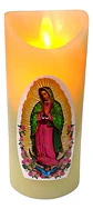 Virgen De Guadalupe  Vela Pilas Led Luz Decoración Yb5312 - Miniatura 1