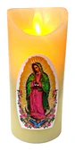 Virgen De Guadalupe  Vela Pilas Led Luz Decoración Yb5312 - Miniatura 2