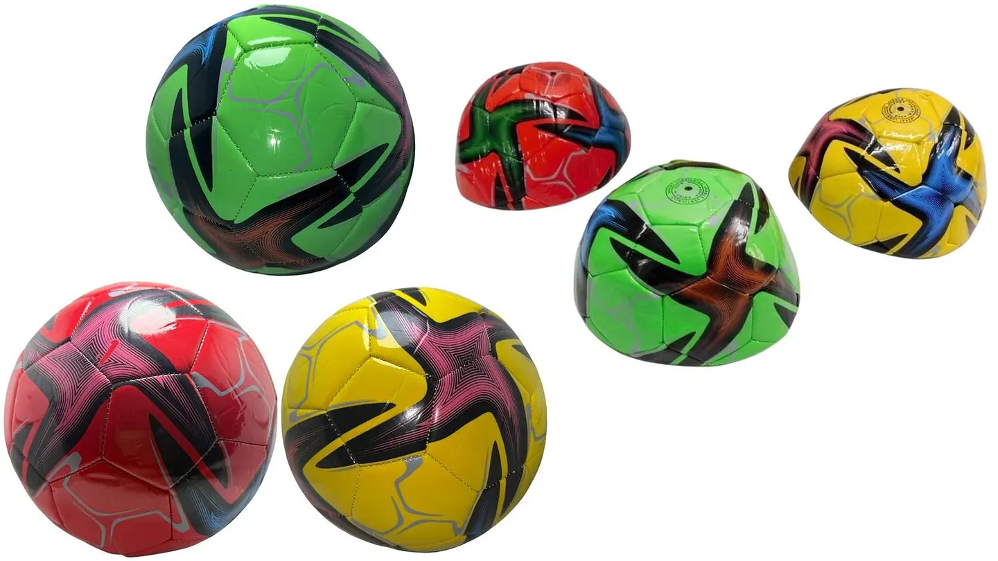 Balón de futbol 5 Colores vibrantes entrenos juguete niños 1