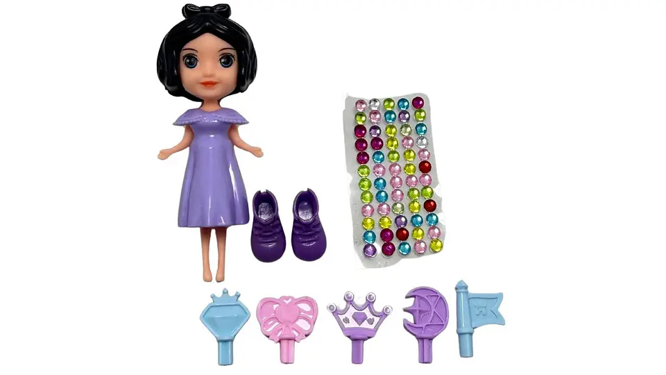 Mini castillo X1und Con llaves didáctico Muñecas Accesorios 3