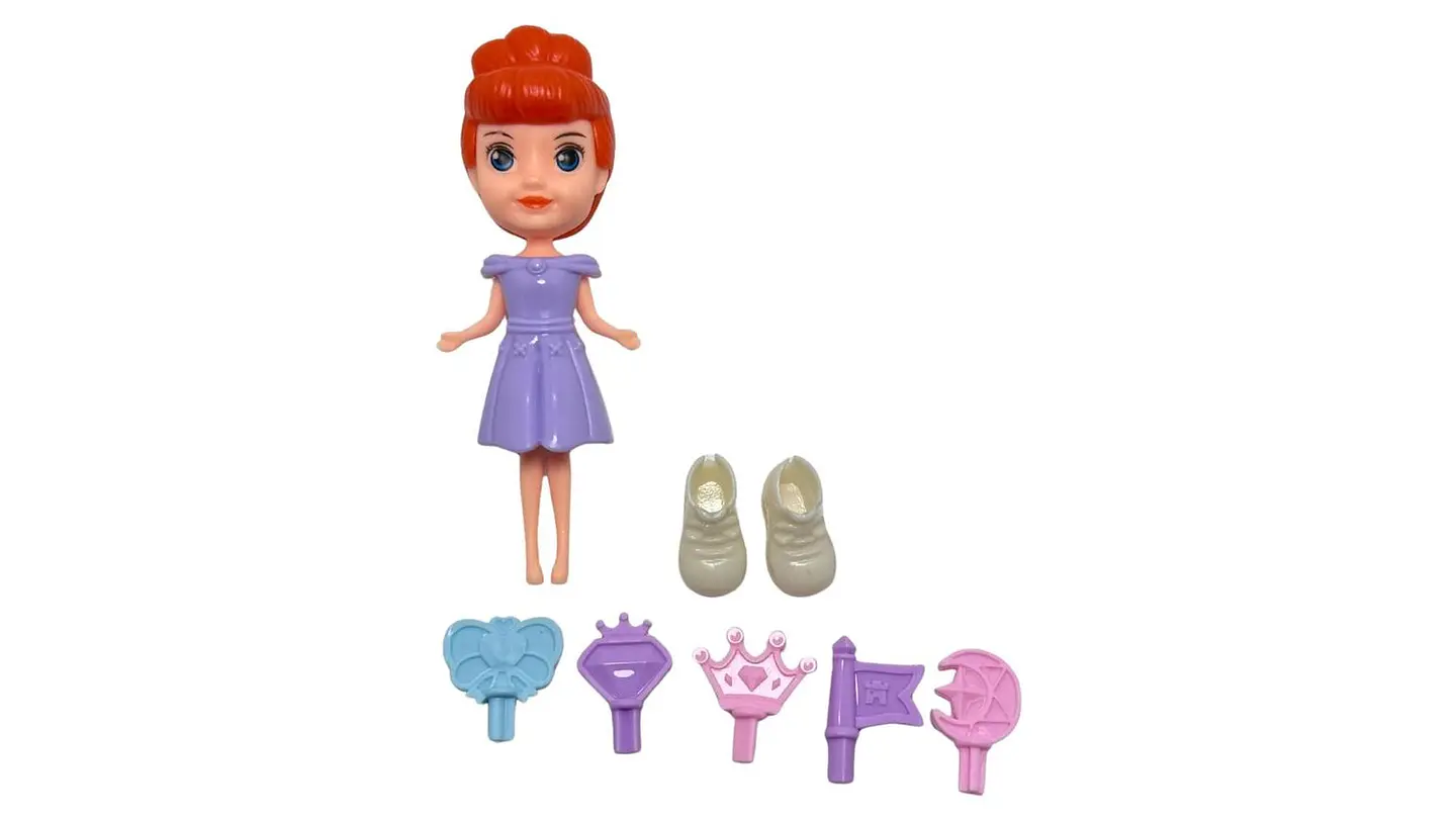 Mini castillo X1und Con llaves didáctico Muñecas Accesorios 4