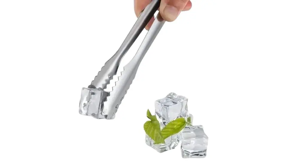 Pinzas Para Hielo Acero Inoxidable Whisky Cocina Profesional 5