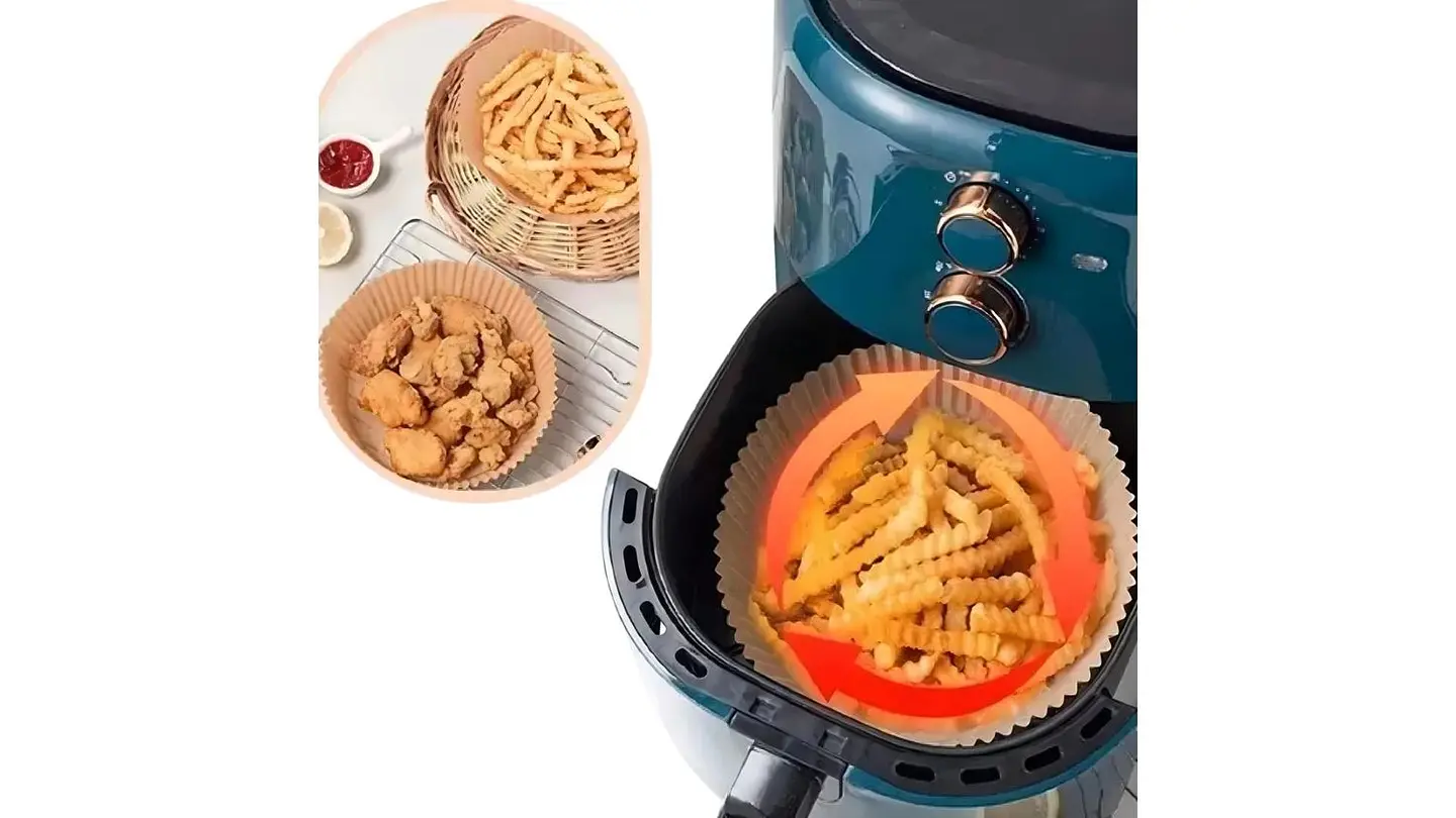 Papel Protector Freidora De Aire Airfryer Absorbente X50 Und 3