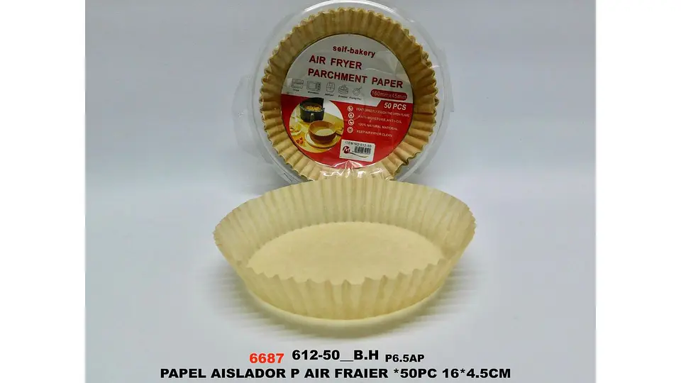 Papel Protector Freidora De Aire Airfryer Absorbente X50 Und 4