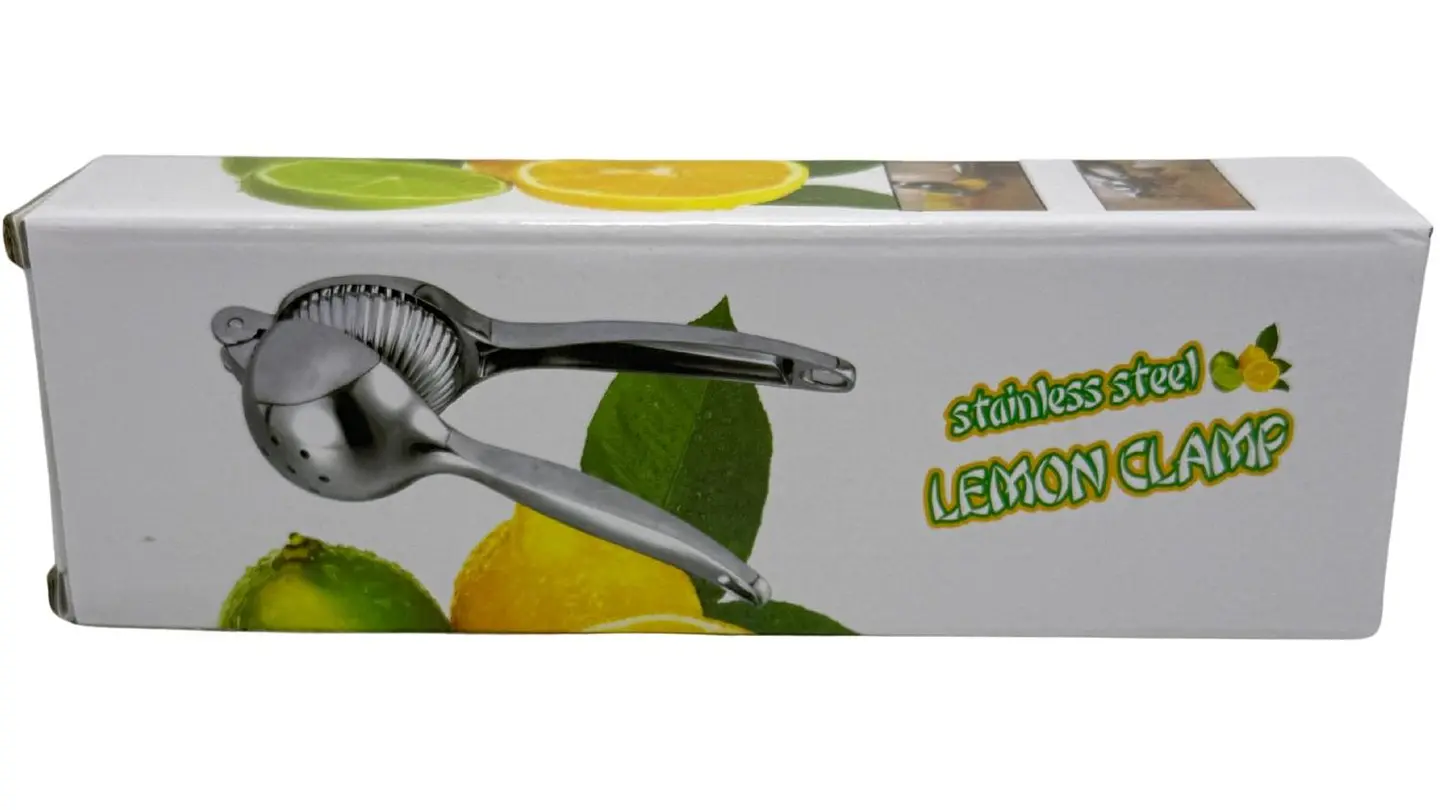 Exprimidor De Limón Lima Metálica Prensa Utensilios De Cocina 4