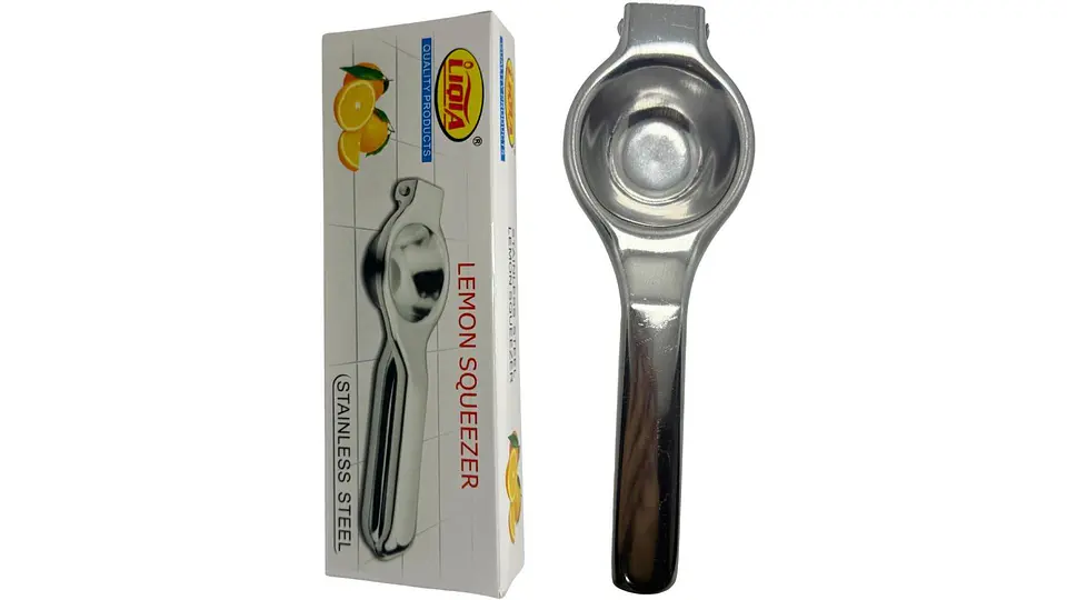 Exprimidor Manual De Limón Prensa Utensilios Cocina Metálico 2
