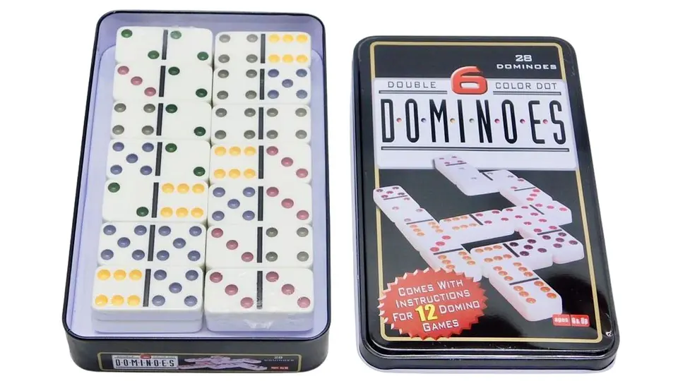 Dominó 55 Fichas Juego De Mesa Juego Estrategia Caja Fichas 3