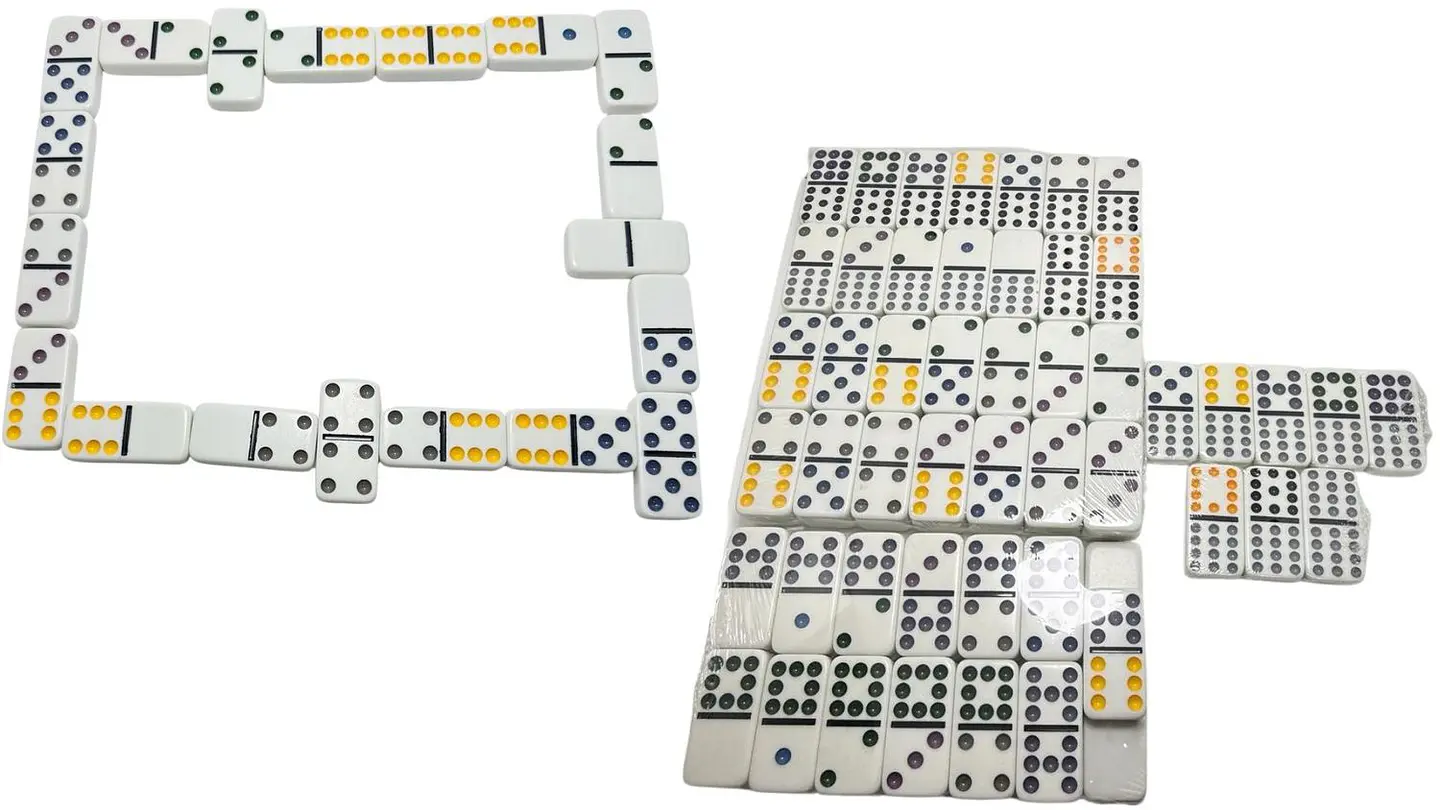Dominó 91 Fichas Juego De Mesa Juegos Estrategia Caja Fichas 5
