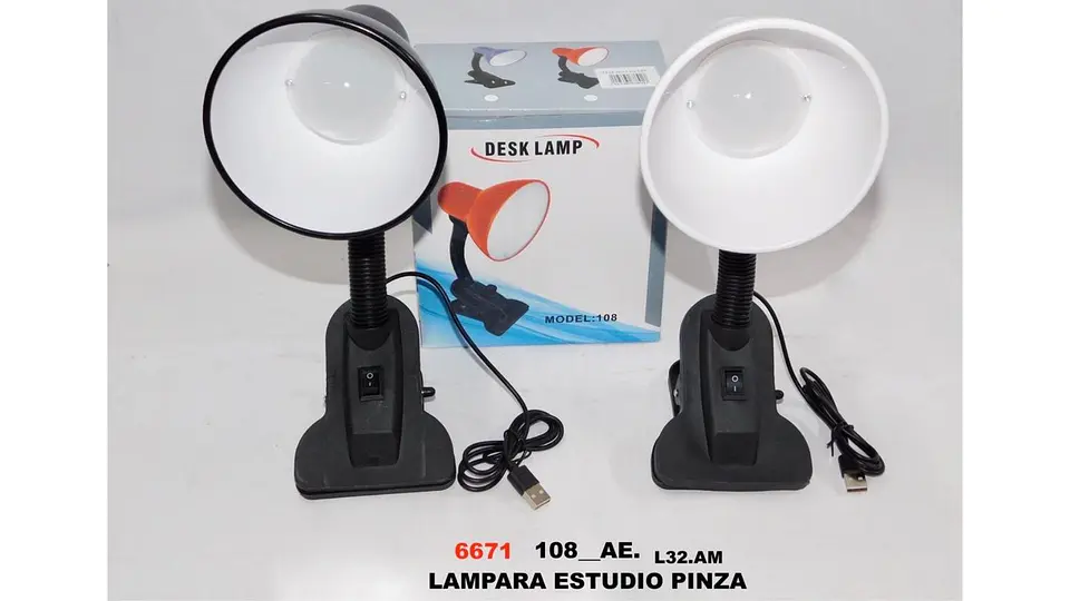 Lampara adaptable Para Mesa De Escritorio Flexible Cable USB 7