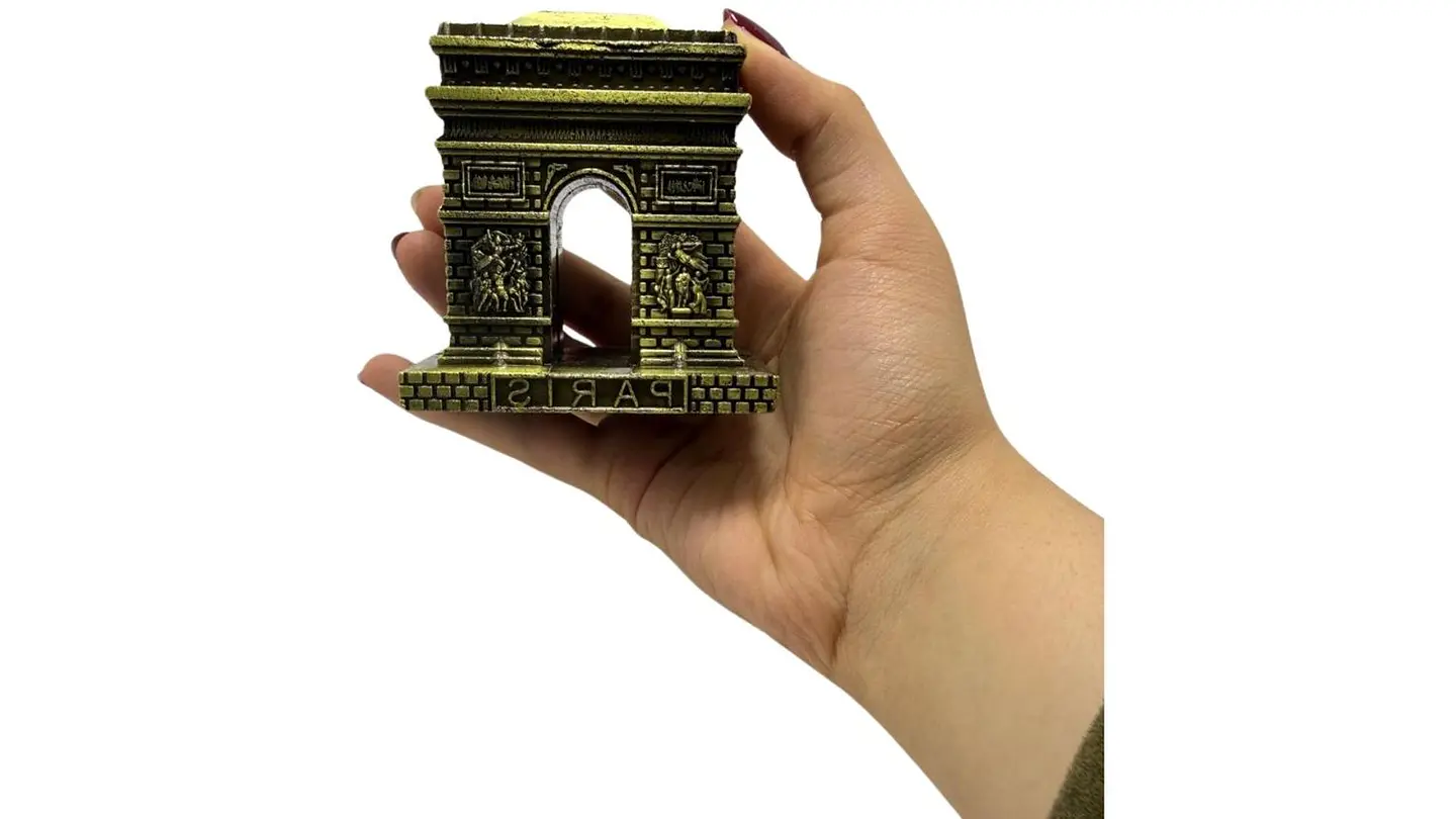 Arco Del Triunfo Bronce Decoración Hogar Paris Estatua 2