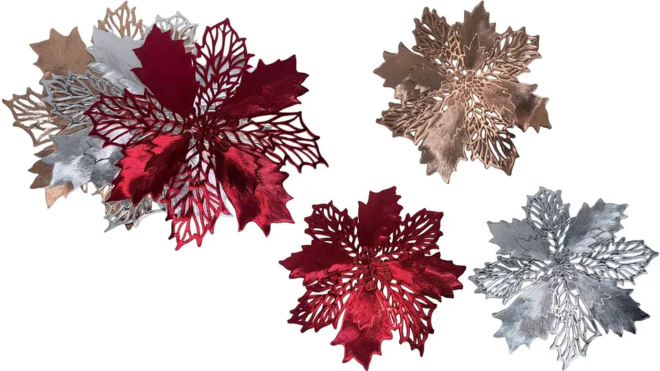 Individuales Forma Flor Comedor Juego X6u Utensilios Cocina 2
