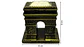Arco Del Triunfo Bronce Decoración Hogar Paris Estatua - Miniatura 5