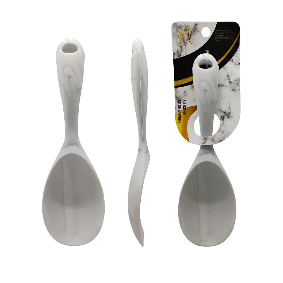 Cuchara De Cocina En Silicona Press Color Blanco Blanco 3