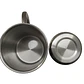 Vaso Metalico Cafe Acero Inoxidable 300ml Utensilios Cocina Plateado Liso - Miniatura 4