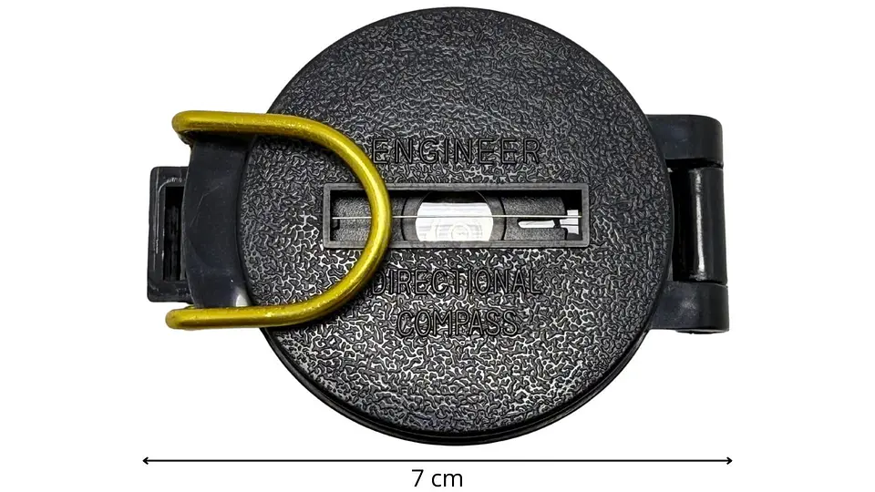 Brújula Lensática de marcha militar Bolsillo Portátil Compas 5