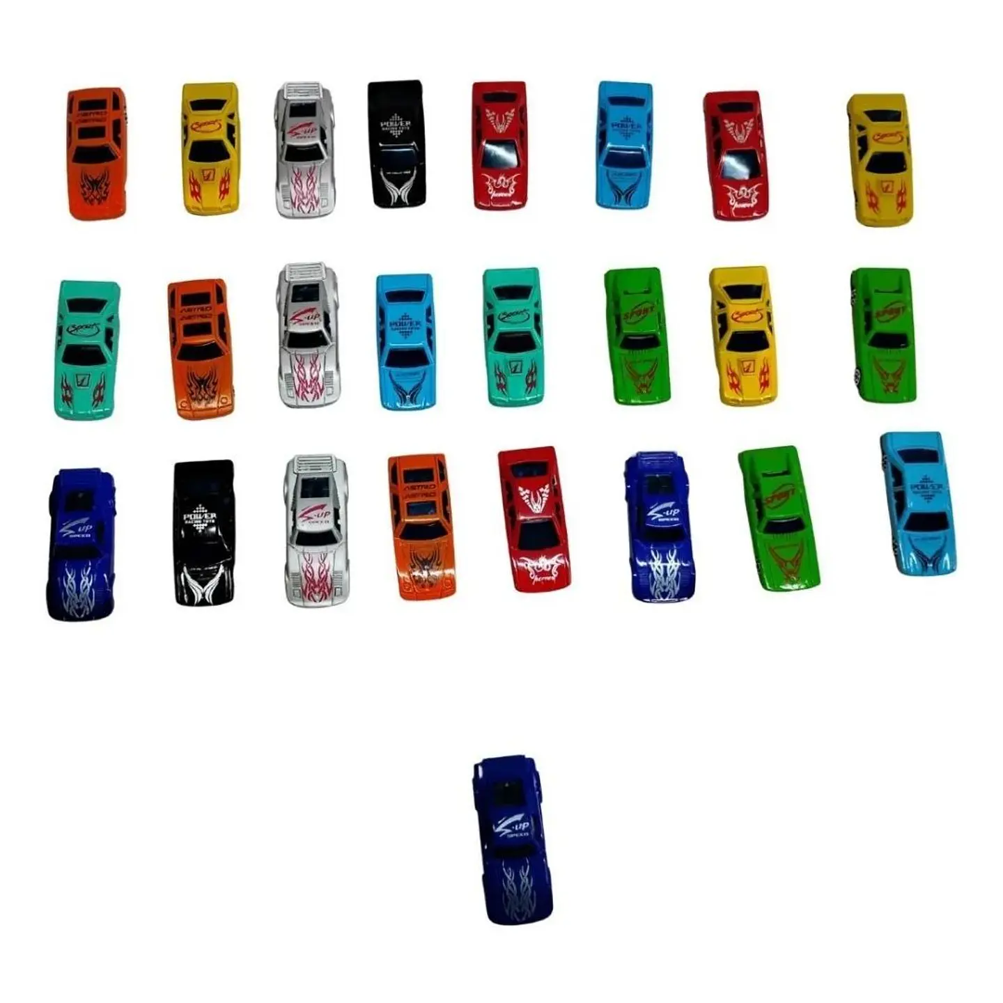 Carros Colección Carreras X 25 Autos Juguetes Niños Azul 3