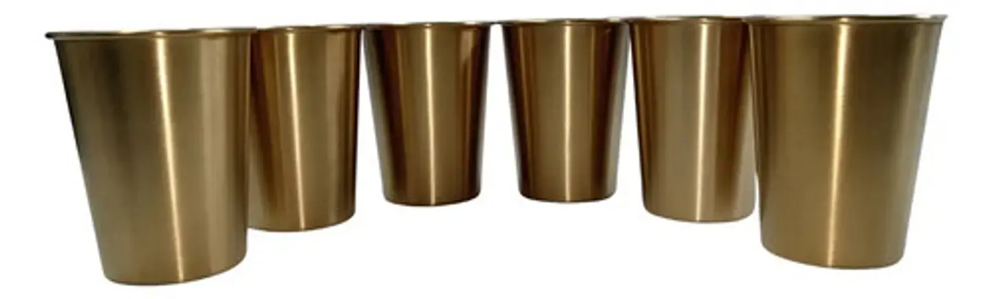 Vasos Pocillo 300ml Acero Inoxidable X6und Utensilios Cocina 1