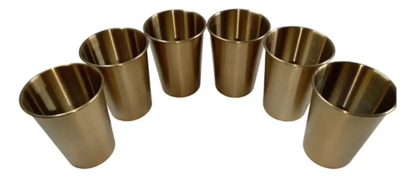 Vasos Pocillo 300ml Acero Inoxidable X6und Utensilios Cocina 2