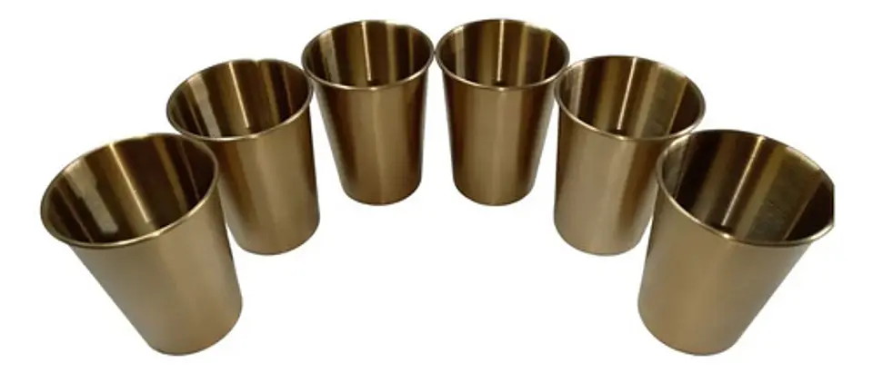 Vasos Pocillo 300ml Acero Inoxidable X6und Utensilios Cocina 2