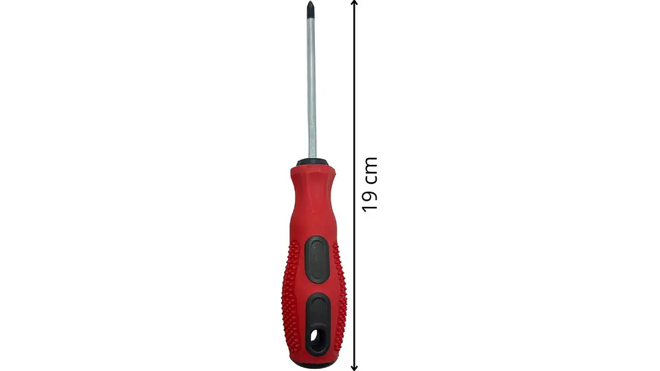 Set X 2U destornilladores plano estrella rojo punta metálica 6