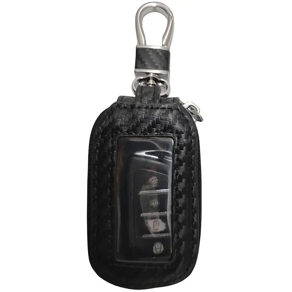 Protector Llave Control Carro Antigolpes Fibra Sintetica Negro 2