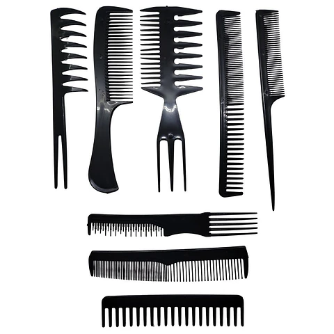 Peinilla Peine Trinche Peineta X8 und Negro