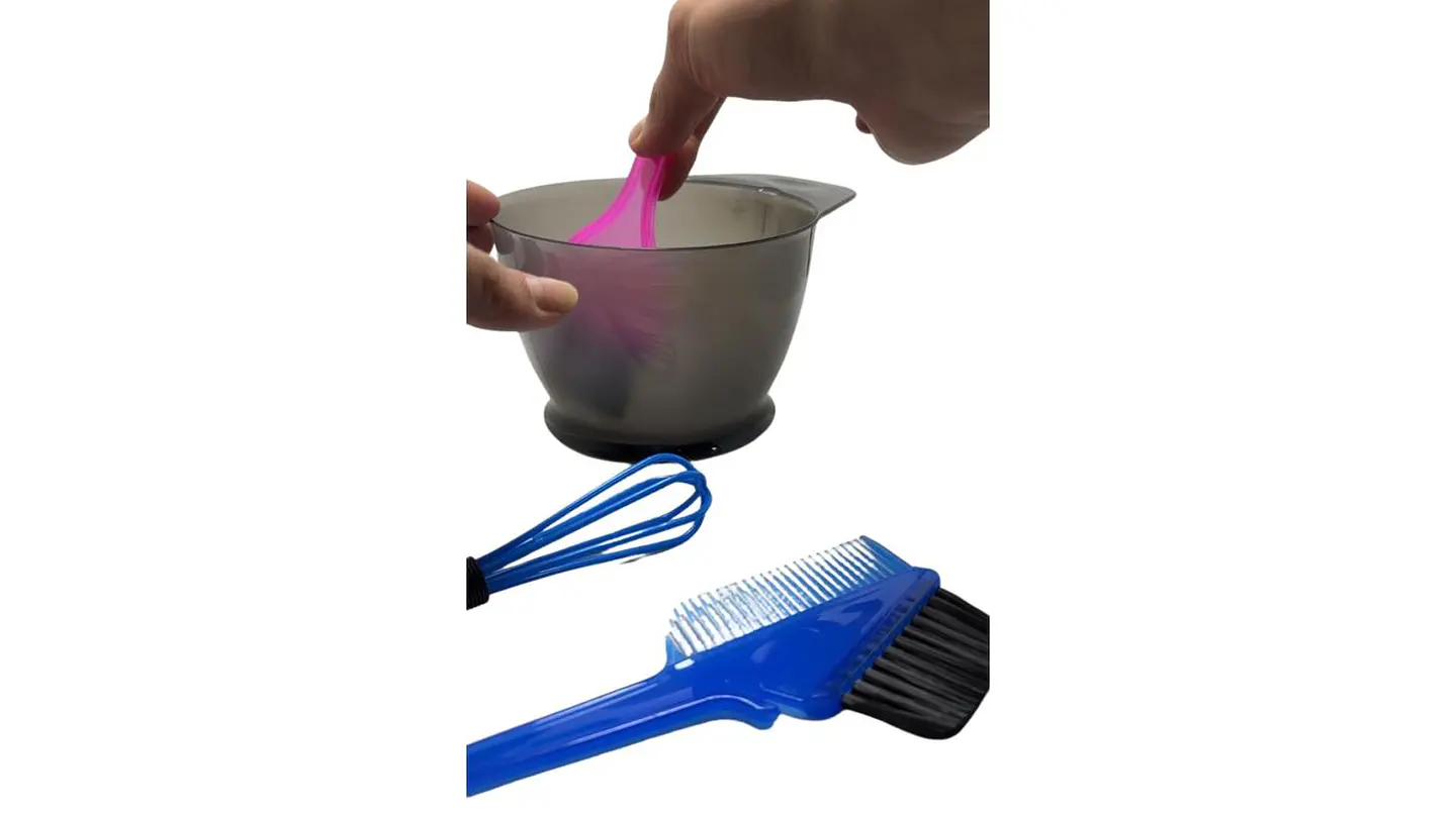 Kit De Brochas Para Teñir Cabello Mixer Peine Cuencos Orejas Multicolor 4