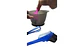 Kit De Brochas Para Teñir Cabello Mixer Peine Cuencos Orejas Multicolor - Miniatura 4