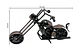Moto metálica de colección color bronce estilo clásico retro - Miniatura 6