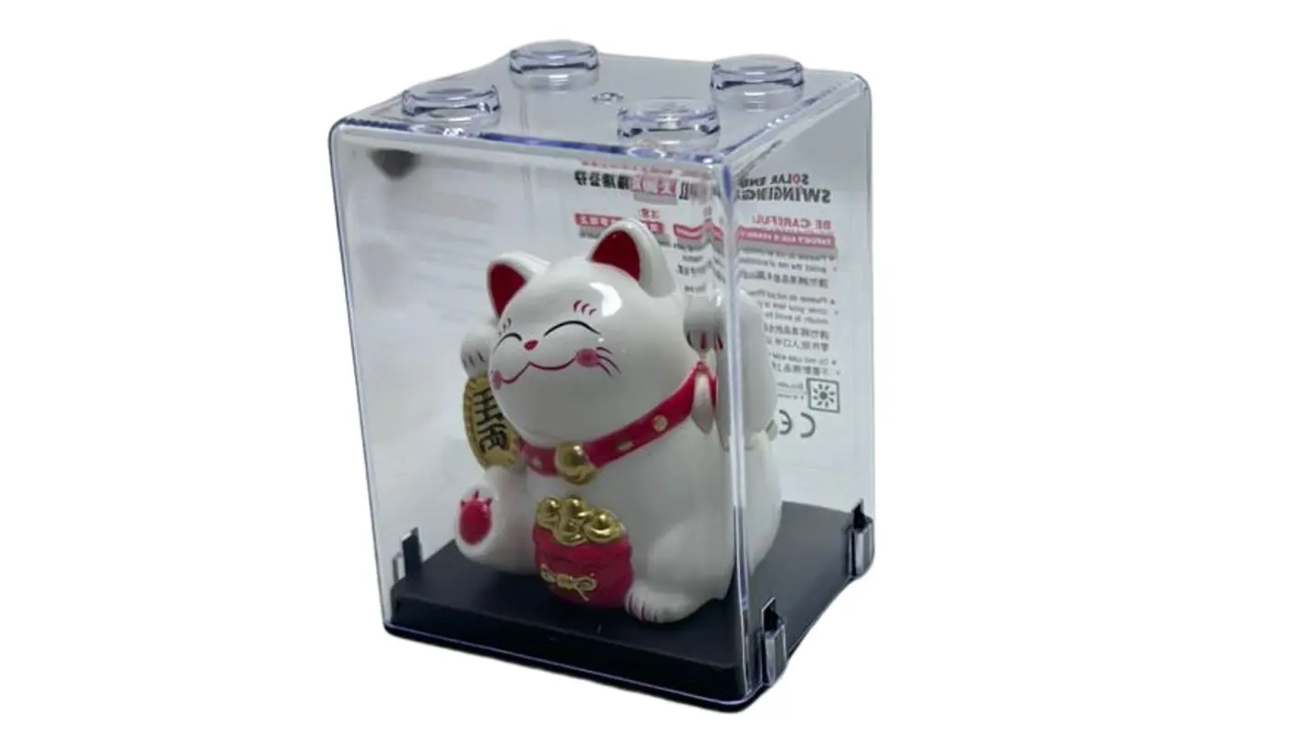 Gato De La Suerte Dorado De Colección Estilo Oriental Zenit 1