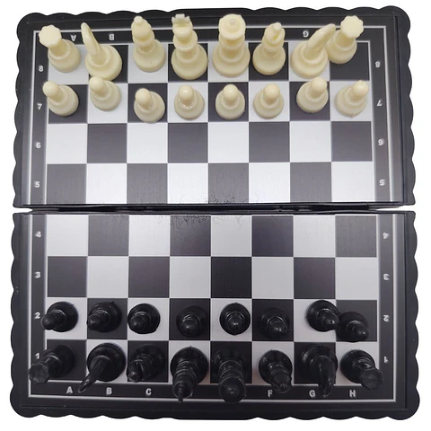 Ajedrez Magnético Plegable Portátil Juego De Mesa Educativo