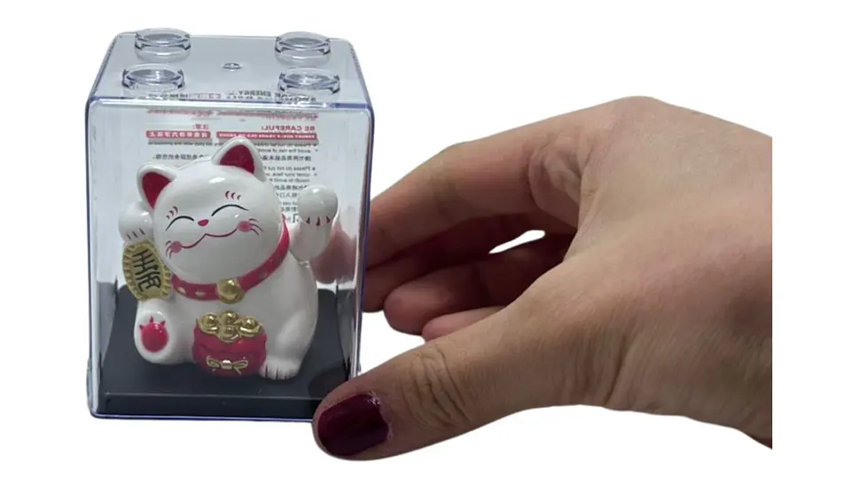 Gato De La Suerte Dorado De Colección Estilo Oriental Zenit 2