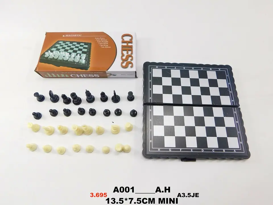 Ajedrez Magnético Plegable Portátil Juego De Mesa Educativo 2