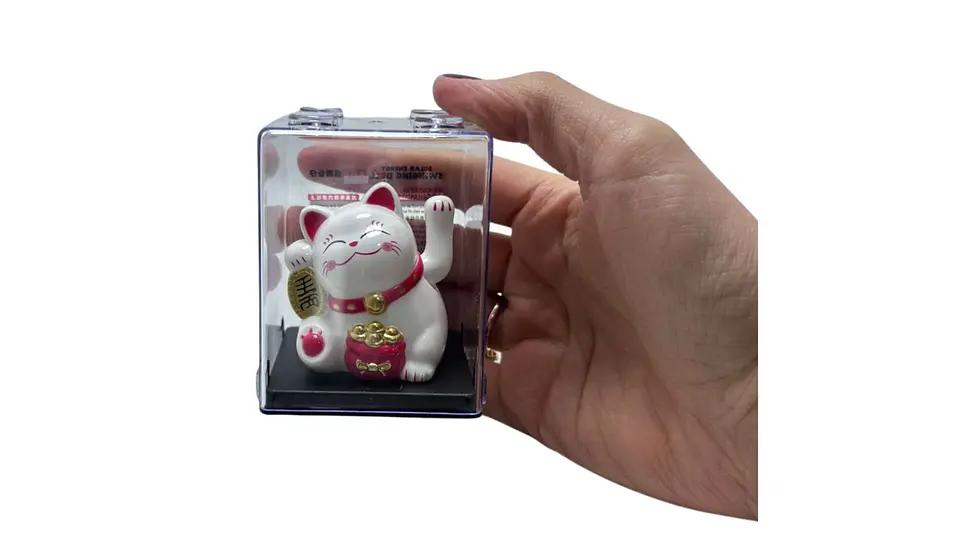 Gato De La Suerte Dorado De Colección Estilo Oriental Zenit 3