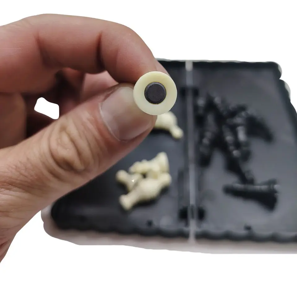 Ajedrez Magnético Plegable Portátil Juego De Mesa Educativo 4