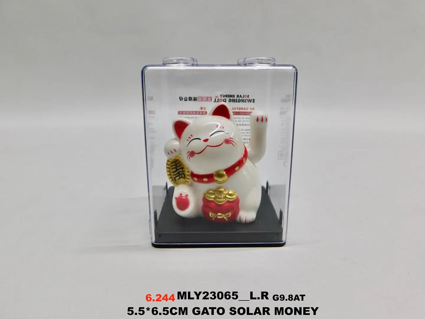 Gato De La Suerte Dorado De Colección Estilo Oriental Zenit 6