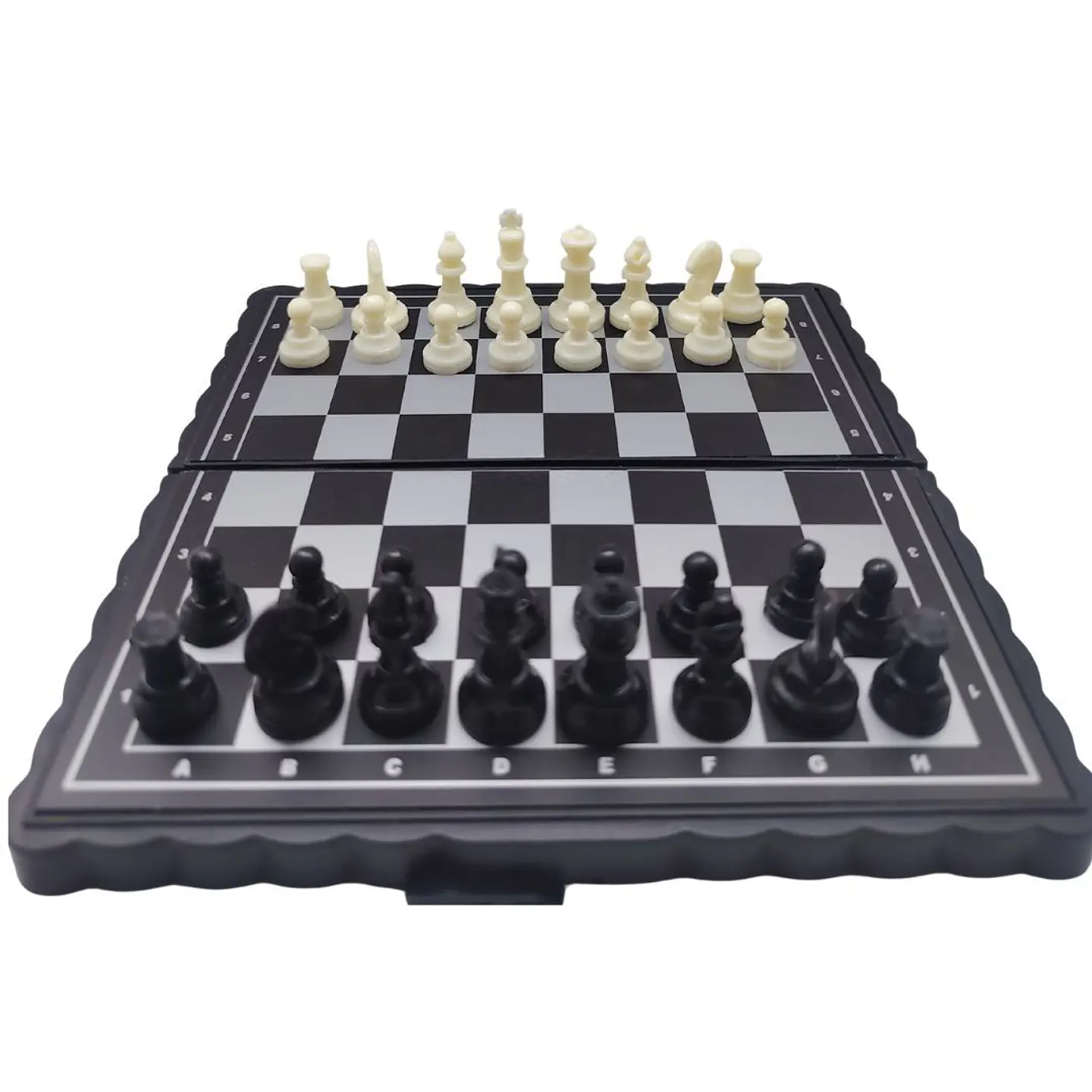 Ajedrez Magnético Plegable Portátil Juego De Mesa Educativo 6