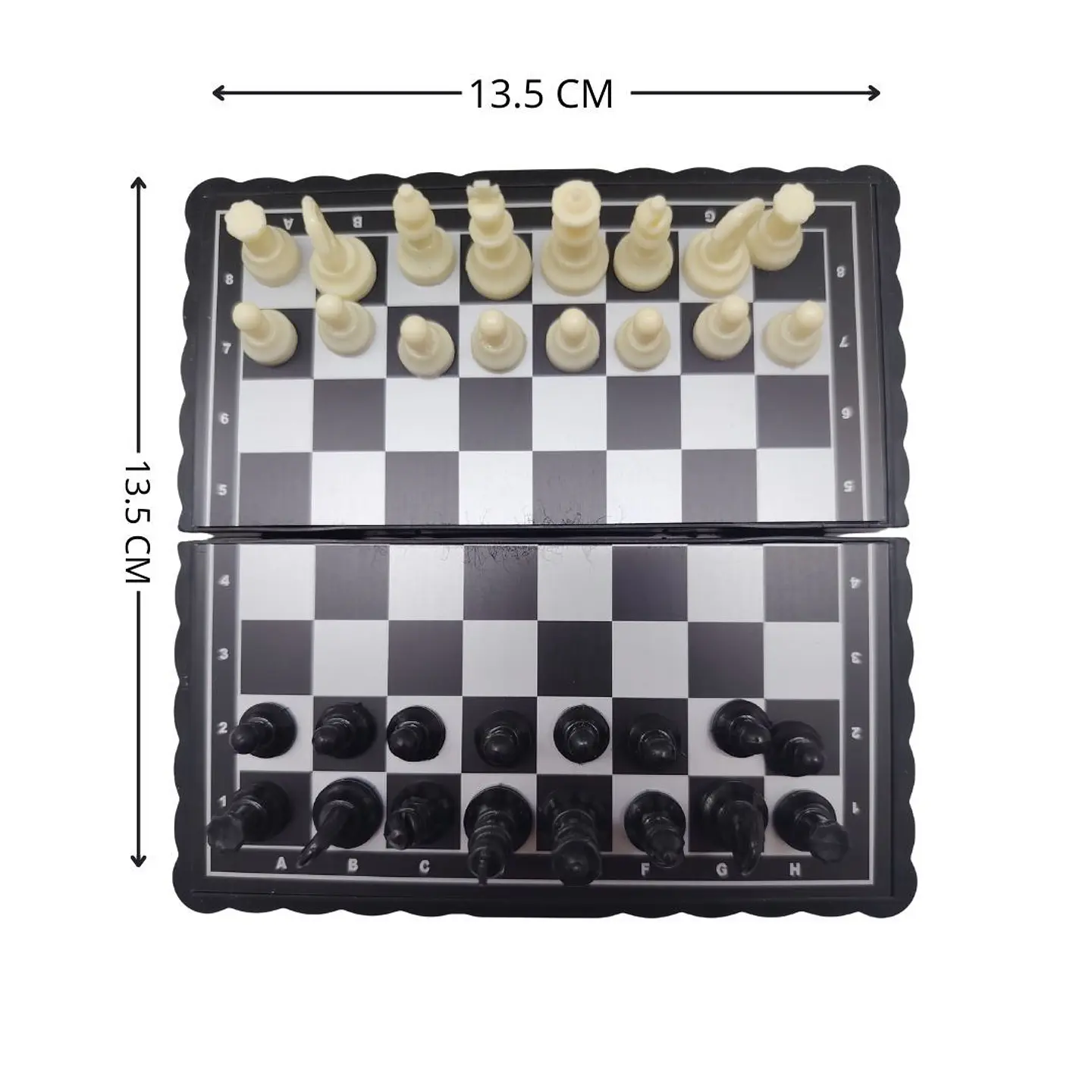 Ajedrez Magnético Plegable Portátil Juego De Mesa Educativo 7